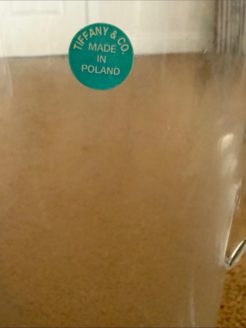 Tiffany & Co. Teardrop Cocktail martini pitcher